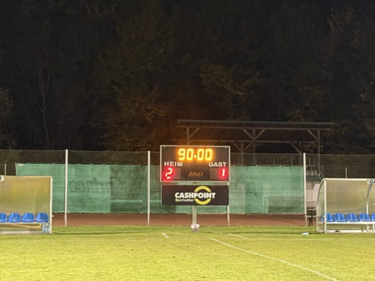 Read more about the article Heimsieg gegen Bad Sauerbrunn