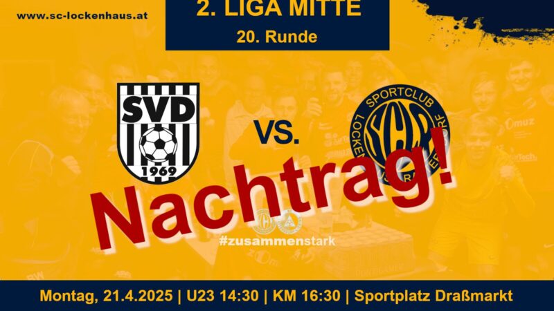 20. Runde Derby in Draßmarkt