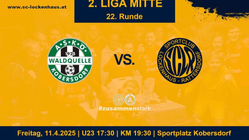 22. Runde in Kobersdorf