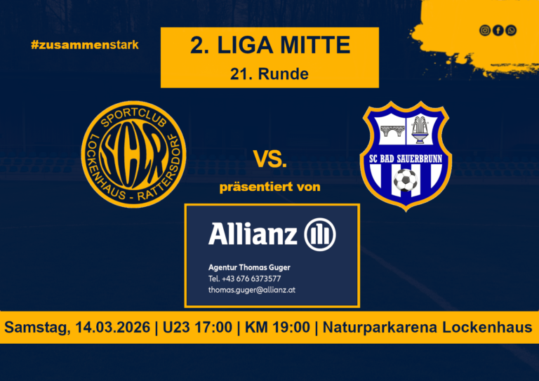 Read more about the article 21. Runde gegen Sauerbrunn
