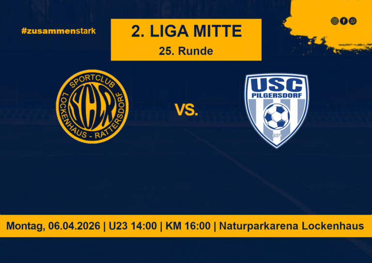 Read more about the article 25. Runde gegen Pilgersdorf