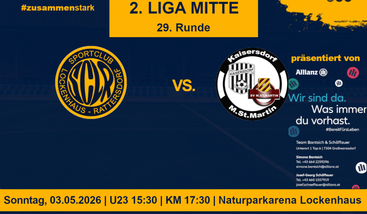 29. Runde gegen Kaisersdorf/St.Martin